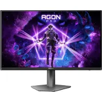AOC AGON PRO AG276QZD2, 240 Hz, 67,8 cm (26,7), 2560 x 1440 piksler, Quad HD, QD-OLED, 0,03 ms, Grå