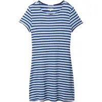 Tom Tailor Striped Rib Kort Ermet Kjole
