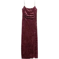 Superdry Diamonte Velvet Ermeløs Midikjole