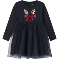 Name it Kjole - NmfRjul - Dark Sapphire - - 2 år (92) - Kjole
