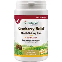 NaturVet Tranebær Relief - 60 tyggetabletter