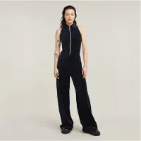 G-Star Wide Leg Velvet Ermeløs Jumpsuit