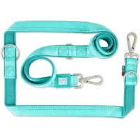 Max&Molly Multifunksjonelt Hundebånd - Matrix 2.0, turkis - Størrelse L: 200 cm lang, 28 mm bred