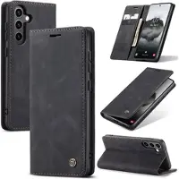 CASEME Samsung Galaxy S24 FE 013 Series Lommebok-deksel - Svart