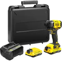 Stanley SFMCF810D2K-QW, Slagtrekker, Pistolhåndtak, Sort, Gult, Børsteløs, 2800 RPM, 3500 IPM