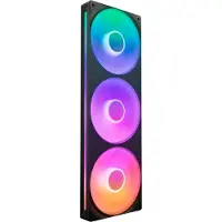NZXT F Series F360 RGB Core - Enkeltramme vifte enhet - 360mm - 120 mm - matt svart