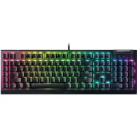 Razer BlackWidow V4 X - Tastatur - bakgrunnsbelyst - USA - tastsvitsj: Yellow