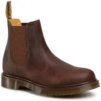 Dr. Martens unisex. 11853201 Brown 2976 Chelsea Leather Boots (37), Flat, None, Casual