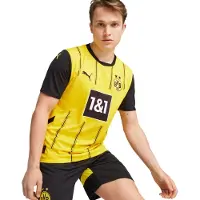 Puma Borussia Dortmund 24/25 Home Jersey Men, Clothing, Faster Yellow/Black, XXL