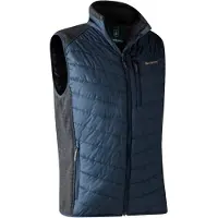 Deerhunter Moor Padded Waistcoat with knit Dark Blue 4XL