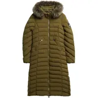 Superdry Fuji Faux Fur Longline Jakke