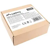 Lanberg - High Speed - HDMI-kabel med Ethernet - HDMI hann til HDMI hann - 100 m - dobbeltisolert - svart - Active Optical Cable (AOC), 8 K 30 Hz (7680 x 4320) støtte, 4K 144Hz støtte, 8K 60 Hz (7680