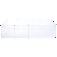 TIAKI valpebinge i plast - 12 paneler à B 50 x H 50 cm
