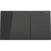 Geberit Betjeningsplade Sigma70 sort glas