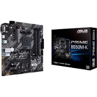Asus PRIME B550M-K ARGB - Hovedkort - micro ATX - Socket AM4 - AMD B550 Chipset - USB 3.2 Gen 1 - Gigabit LAN - innbygd grafikk (CPU kreves) - HD-l...