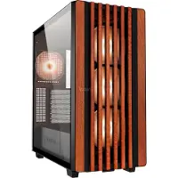 Sharkoon Rebel C70G RGB - Tower - ATX - sidepanel med vindu (herdet glass) - ingen strømforsyning (ATX) - USB/lyd