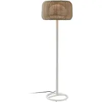 Bover terrasselampe Fora P, naturhvit/beige, høyde 165 cm,