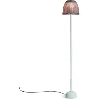 Bover LED-gulvlampe Atticus 114, naturhvit/beige, støpsel