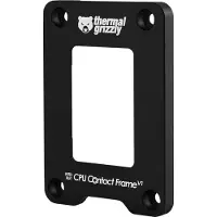 Thermal Grizzly TG-CF-I1851-V1, rammeoppgraderingssett, aluminium, svart, LGA 1851, 71 mm, 51 mm
