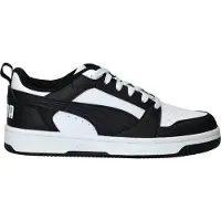 Puma Rebound V6 Low Sneakers Youth, Shoes, White/Black, 36
