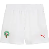 Puma Morocco 2025 Shorts Women, Clothing, White/Fast Green/Red, XS