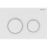Geberit Betjeningsplade Omega 20 hvid/mathvid/hv