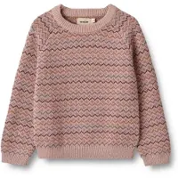 Wheat Jacquard Pullover Nanna Dry Rose (140 / 10 år)
