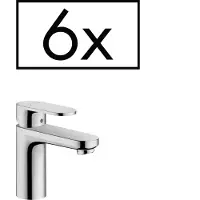 Hansgrohe Vernis Blend 1-grebs håndvaskarmatur 100, med løft-op bundventil, projektpakke (6 stk.), k