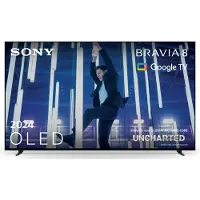 Sony Bravia 8 K-55XR80 - 55 Diagonalklasse (54.6 synlig) OLED TV - Smart TV - Google TV - 4K UHD (2160p) 3840 x 2160 - HDR - self-lit OLED - mørkt sølv, vibrasjonsfinish