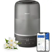 Philips Series 1000 HU1510 - Luftfukter - bordtopp - trekullgrå