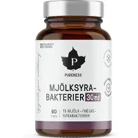 Pureness Melkesyrebakterier 30 md 60 kapsler