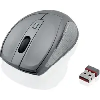 IBox Swift pro - mus - RF - grå - Mus - Optisk - 5 - Grå