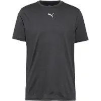 Puma TAD ESSENTIALS Heather Cat Tee Men, Clothing, Black Heather, S