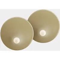 LedsC4 Trip vegglampe 2 lyskilder matt gull