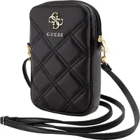 GUESS veske GUWBZPSQSSGK svart/black Zip Quilted 4G