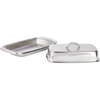 Kitchencraft Rustfritt Stål Smørskål Med Lokk