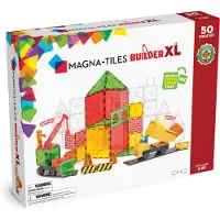 Magna-Tiles Builder XL 242050TR magnetisk byggesett, 50 stk.