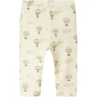 Lil´ Atelier Lil' Atelier Leggings - Rib - NmnGavo - Turtledue/Air BALLONG - - 1 år (80) - Leggings
