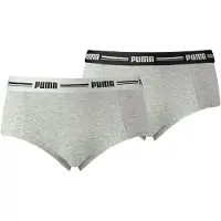 Puma Mini Short Women (2-Pack), Clothing, Grey/Grey, 1