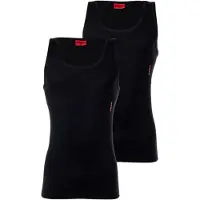 HUGO for man. 50469778 Pack 2 Logo Undershirts black (M), Homewear, Cotton