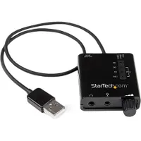 StarTech.com StarTech USB Sound Card w/ SPDIF Digital Audio & Stereo Mic - External Sound Card for Laptop or PC - SPDIF Output (ICUSBAUDIO2D) - Lydkort - 24-bit - 96 kHz - stereo - USB 2.0 - for P/N: MU15MMS, MU6