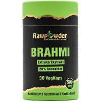 Rawpowder Brahmi Extrakt 500 mg 90 kapsler