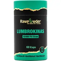 Rawpowder Lumbrokinase 75 mg 60 kapsler