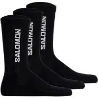 Salomon Everyday Crew, Sokker, 3-pack, Black