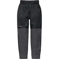 Vaude Kids Escape Pants VI, regnbukser, svart