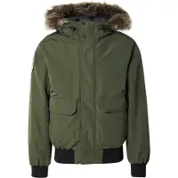 Superdry for man. M5011930A Bomber Everest Faux Fur green (XL), Casual, Recycled Polister, Sustainable