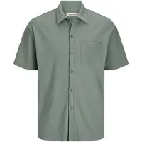 Jack & Jones Mykonos Plisse Kortarmet Skjorte