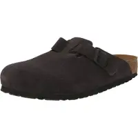 Birkenstock Boston Suede Leather Sandaler grå
