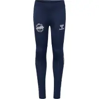 Hummel Leggings - hmlFSK Joy - Black Iris/Heather Rose - - 4 år (104) - Leggings