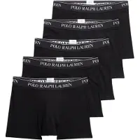 Ralph Lauren for man. 714864292001 Pack of 5 Boxer RL black (XL), Homewear, Cotton